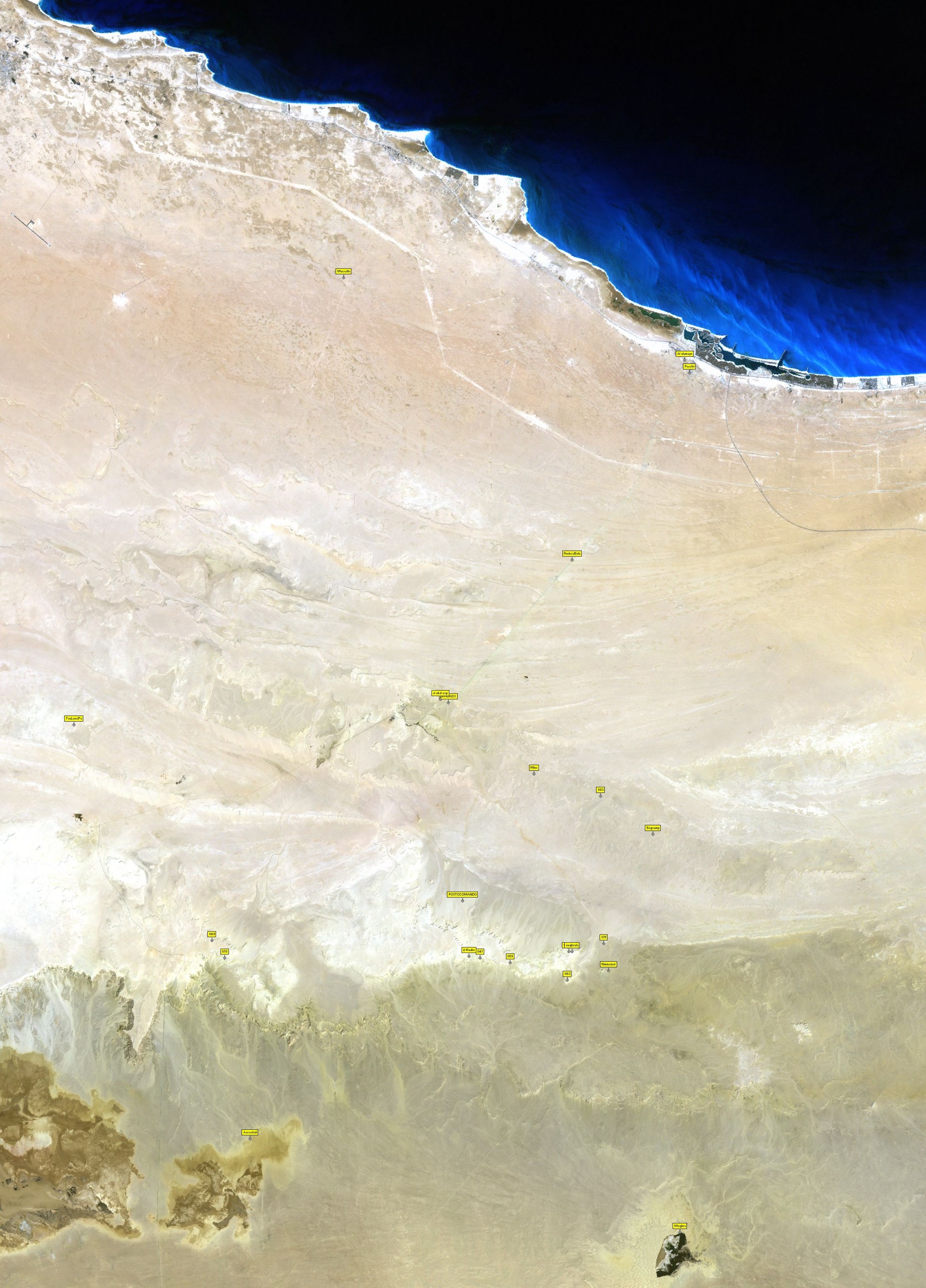   relazione ten. merla sul territorio di alamein